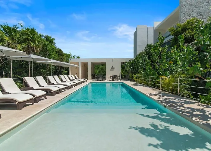 Oceanfront Seahorse Private Rooftop Terrace With Hot Tub Access 11 Pools Akumal